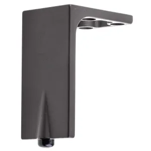 5-1/2" (140 mm) Design Adjustable Furniture Leg Dark Brown