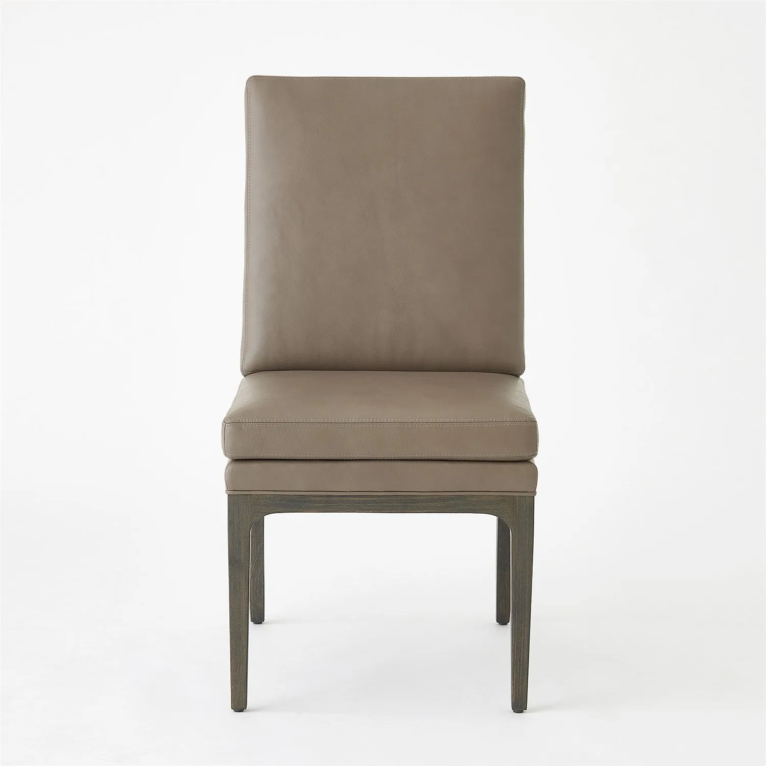 Abbott Dining Chair-Grey Leather