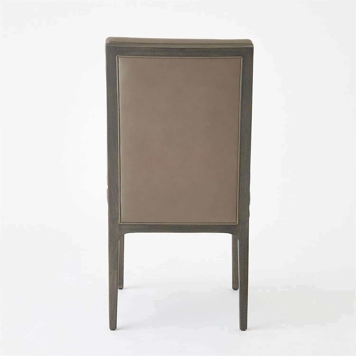 Abbott Dining Chair-Grey Leather