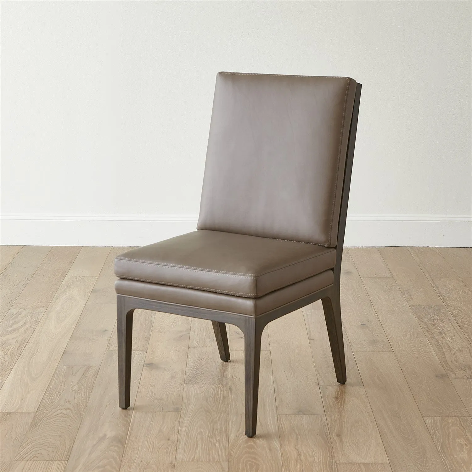 Abbott Dining Chair-Grey Leather