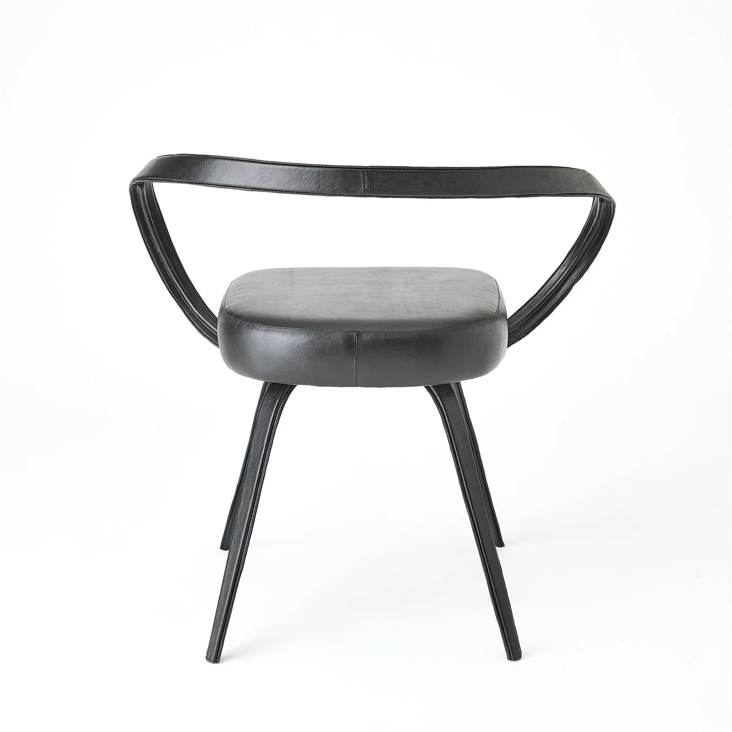 All Leather Chair-Black