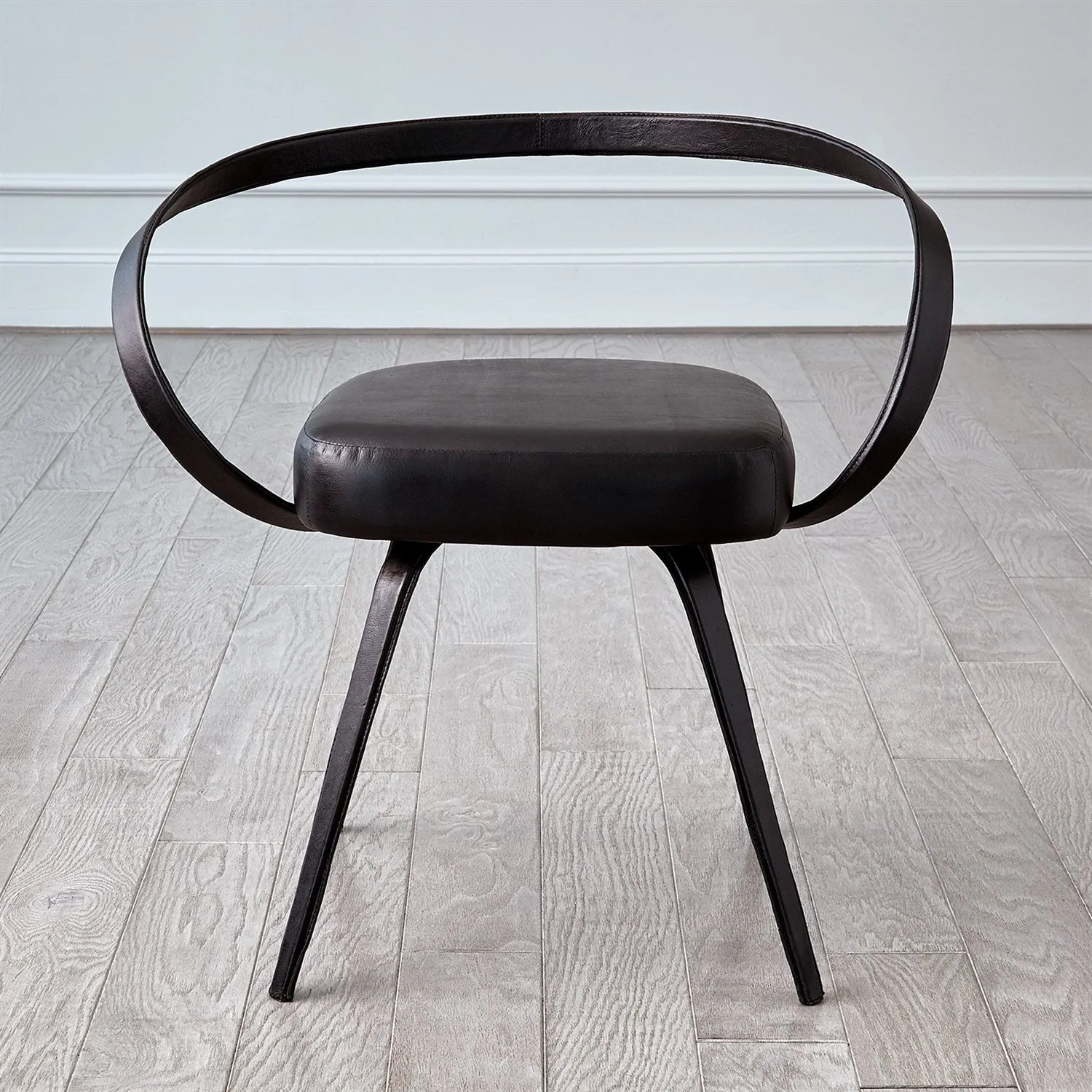 All Leather Chair-Black