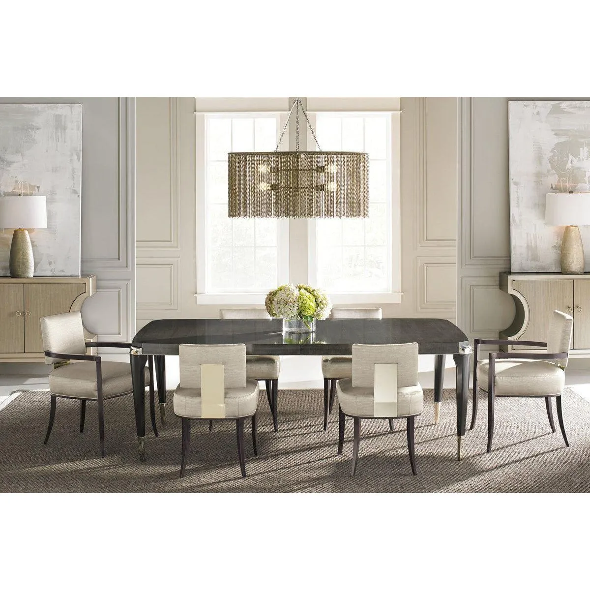 Allocated Side Dining Chair - Black, Gold