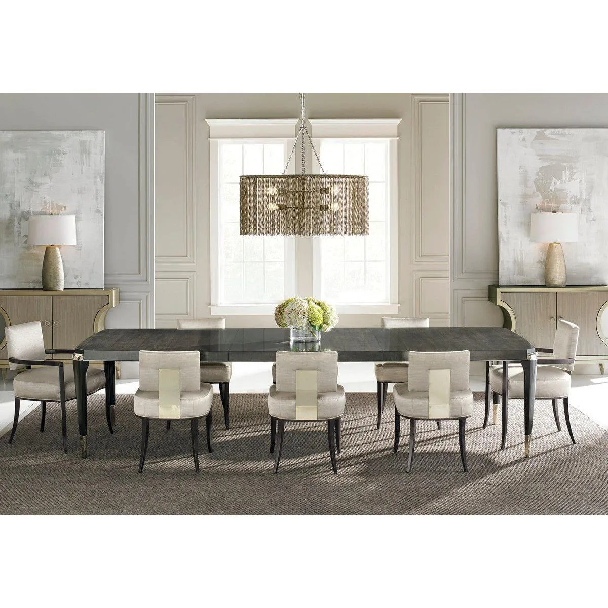 Allocated Side Dining Chair - Black, Gold
