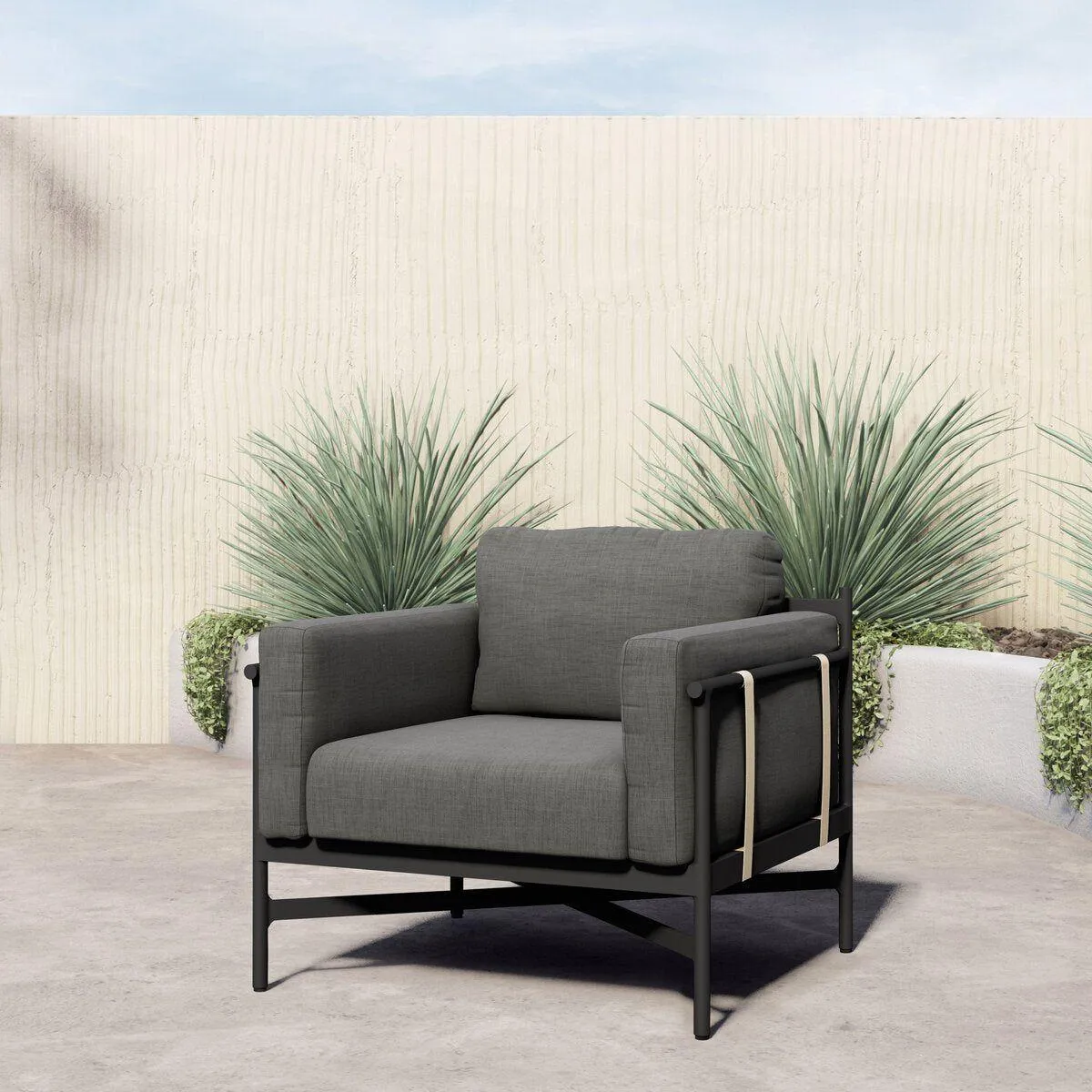 Amaya Outdoor Chair - Venao Charcoal