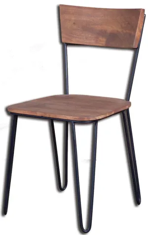 Angeles Crest Live Edge Dining Chair - Set of 2 NATURAL