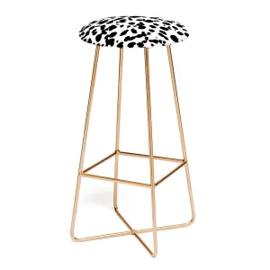 ANIMAL SPOT BLACK AND WHITE Bar Stool by Amy Sia