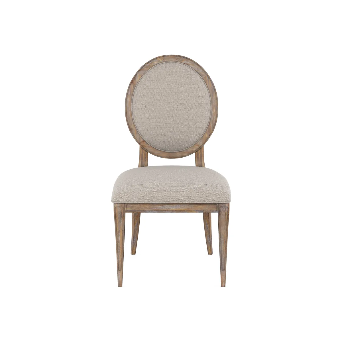 Architrave Oval Side Chair (Purchase in qty of 2 required, priced individually) - Brown