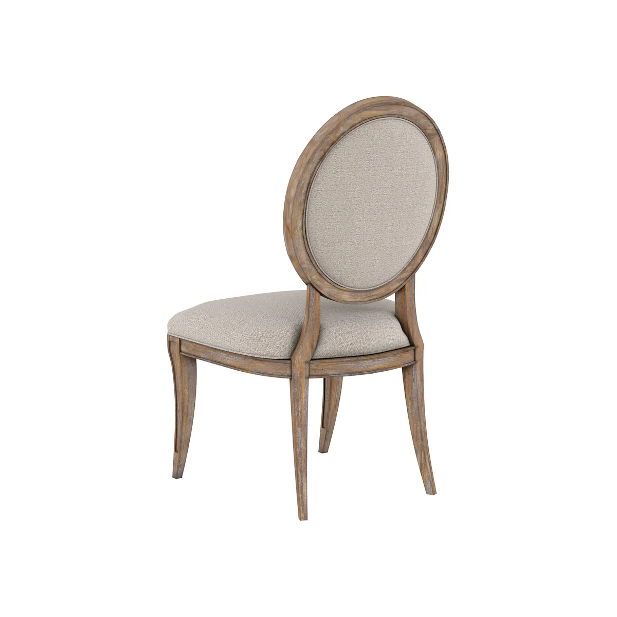 Architrave Oval Side Chair (Purchase in qty of 2 required, priced individually) - Brown
