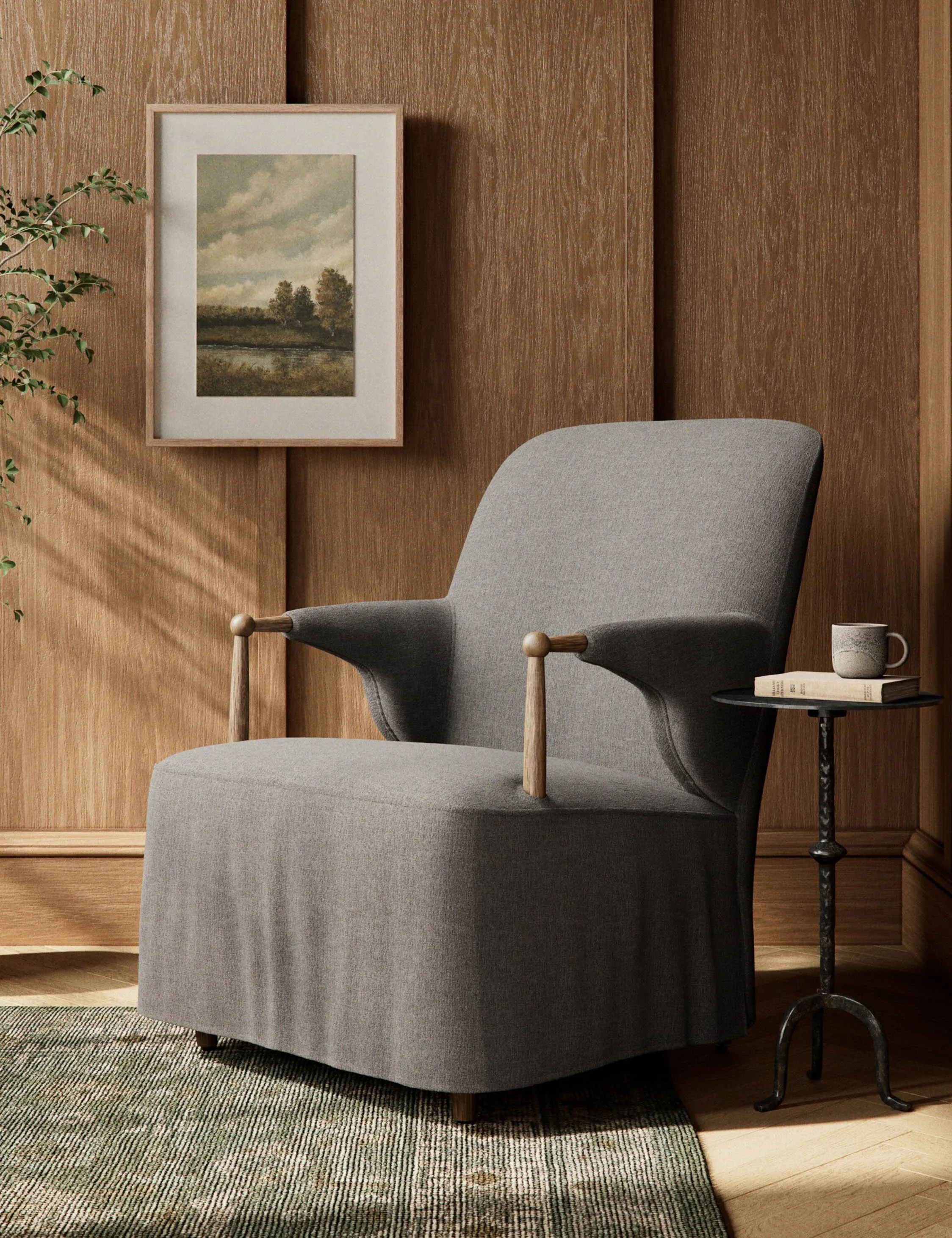 Brently Accent Chair by Amber Lewis x Four Hands
