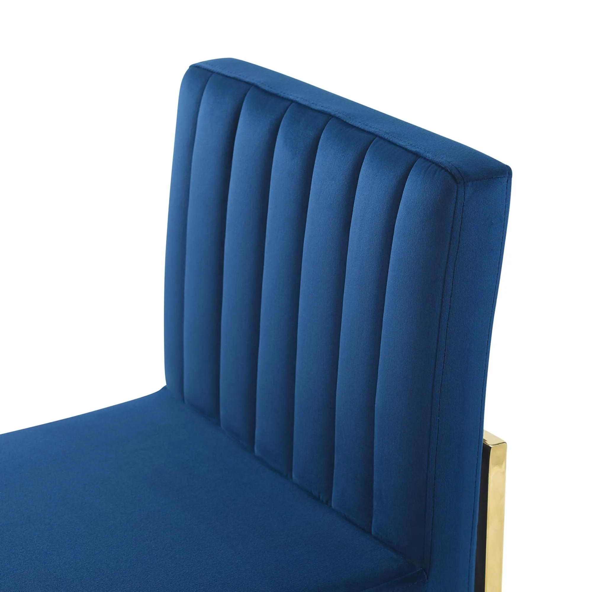 Carriage Performance Velvet Dining Chair Set of 2 by Modway
