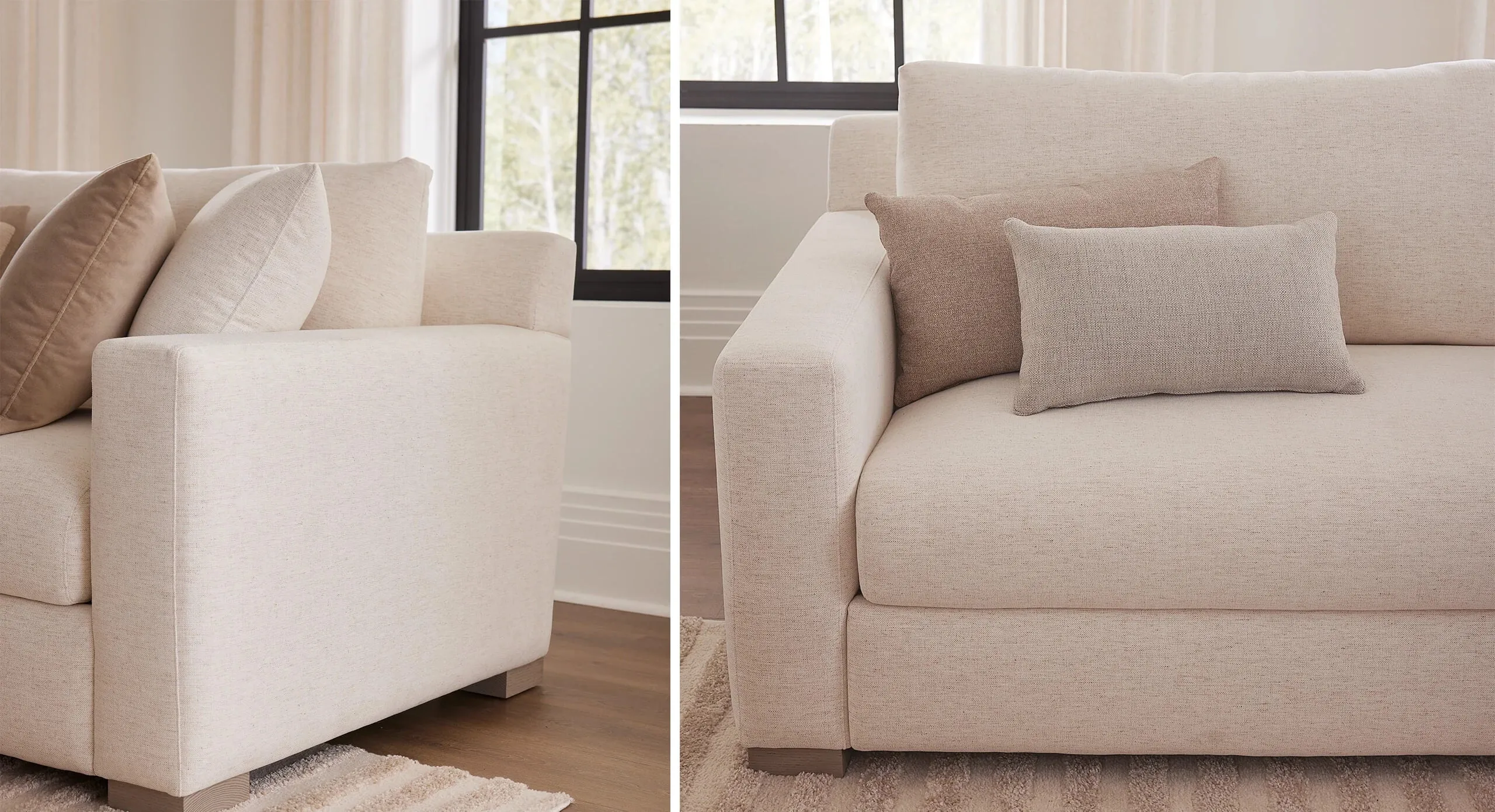 Catalina Sectional with Bumper (Bench Cushion)
