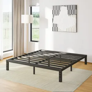 COMASACH 350X 12" Queen Bed Frame, Black
