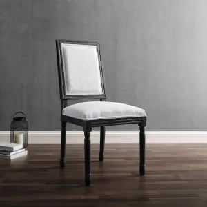 Court French Vintage Upholstered Fabric Dining Side Chair by Modway