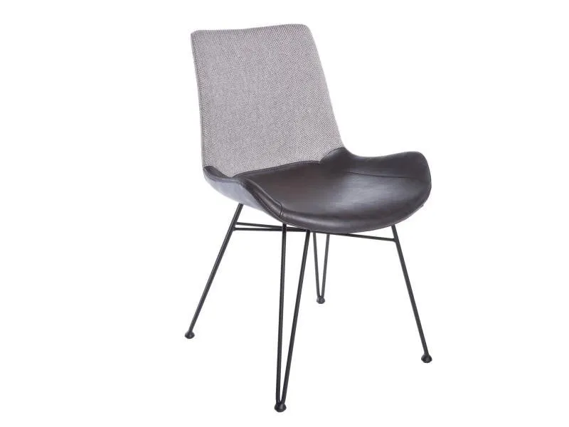 Crestmont Dining Chair CINDER/BLACK - Set of 2