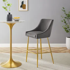 Discern Performance Velvet Bar Stool by Modway