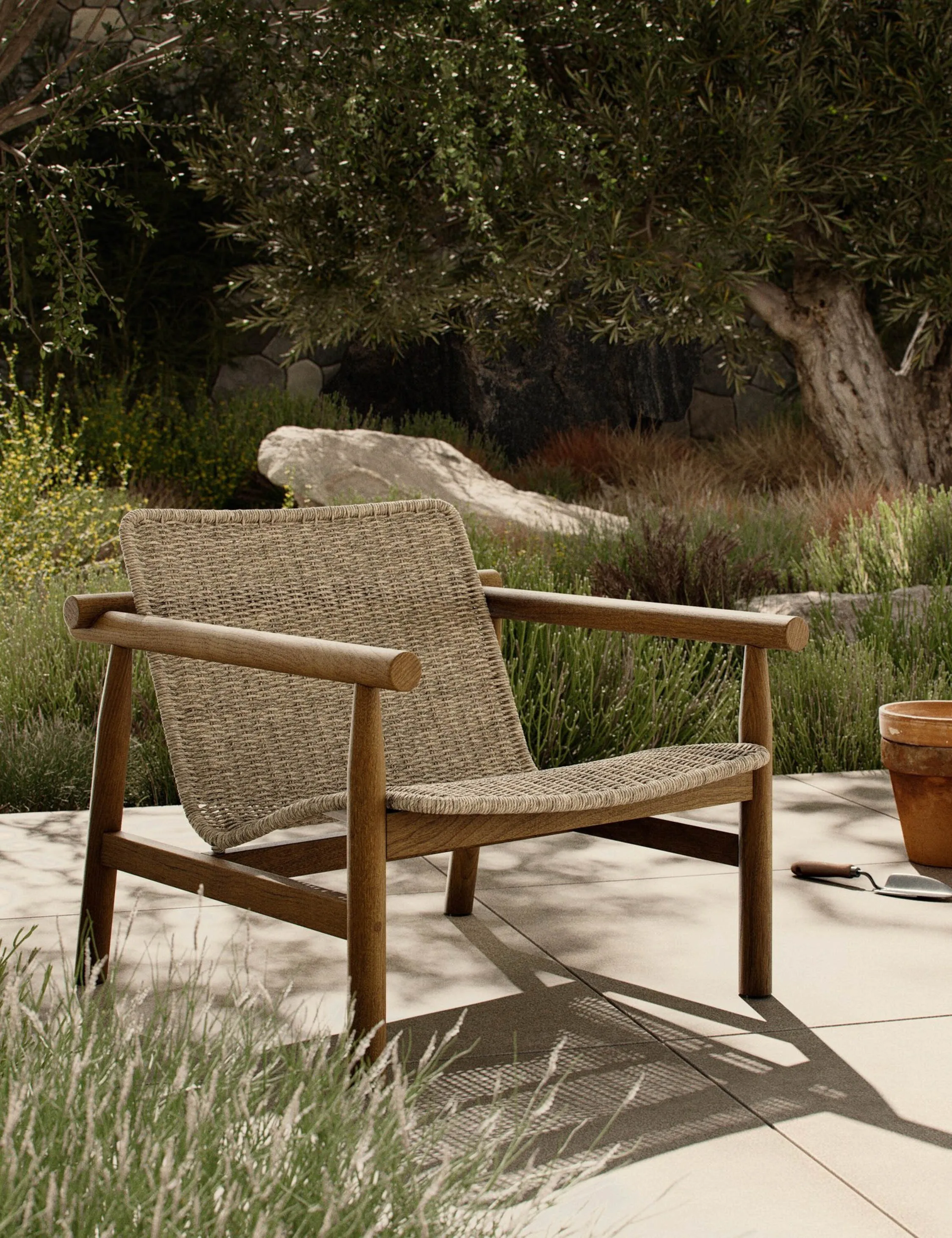 Dume Indoor / Outdoor Accent Chair by Amber Lewis x Four Hands