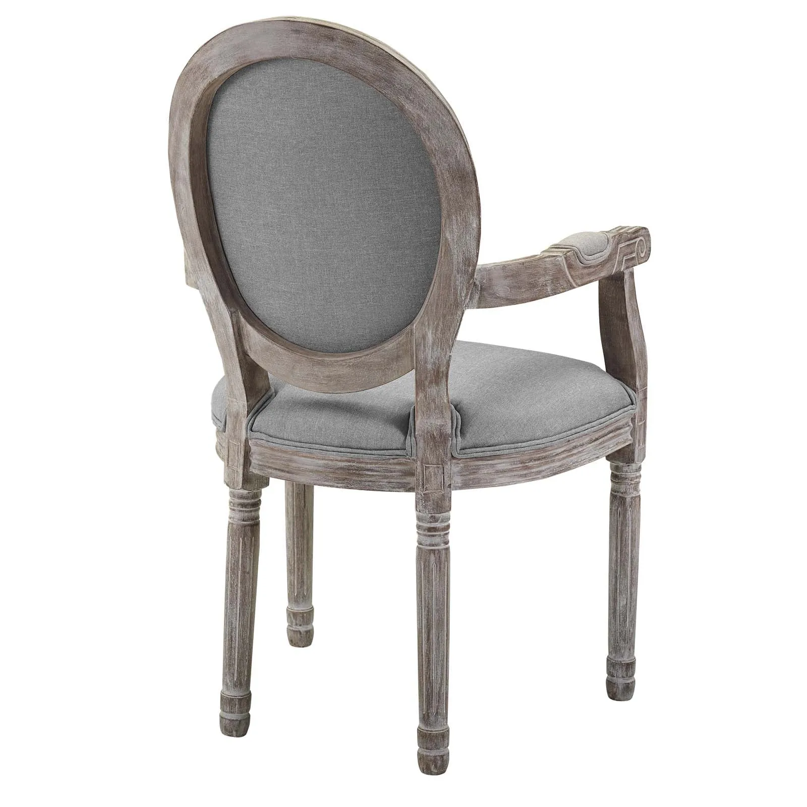 Emanate Dining Armchair Upholstered Fabric Set of 4 by Modway