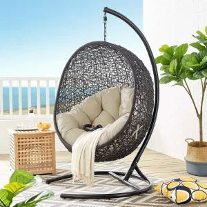 Encase Sunbrella® Swing Outdoor Patio Lounge Chair by Modway