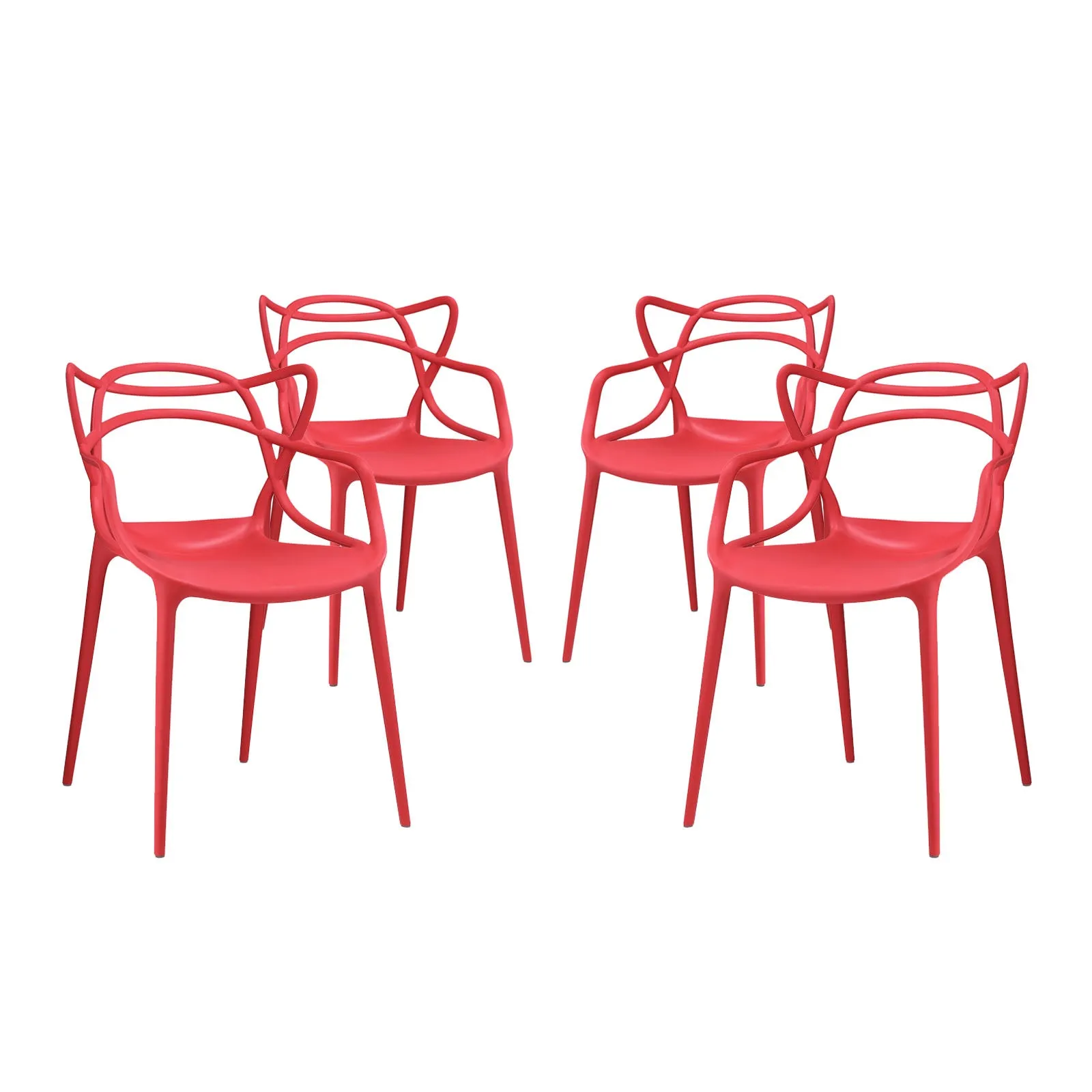 Entangled Dining Set Set of 4 by Modway