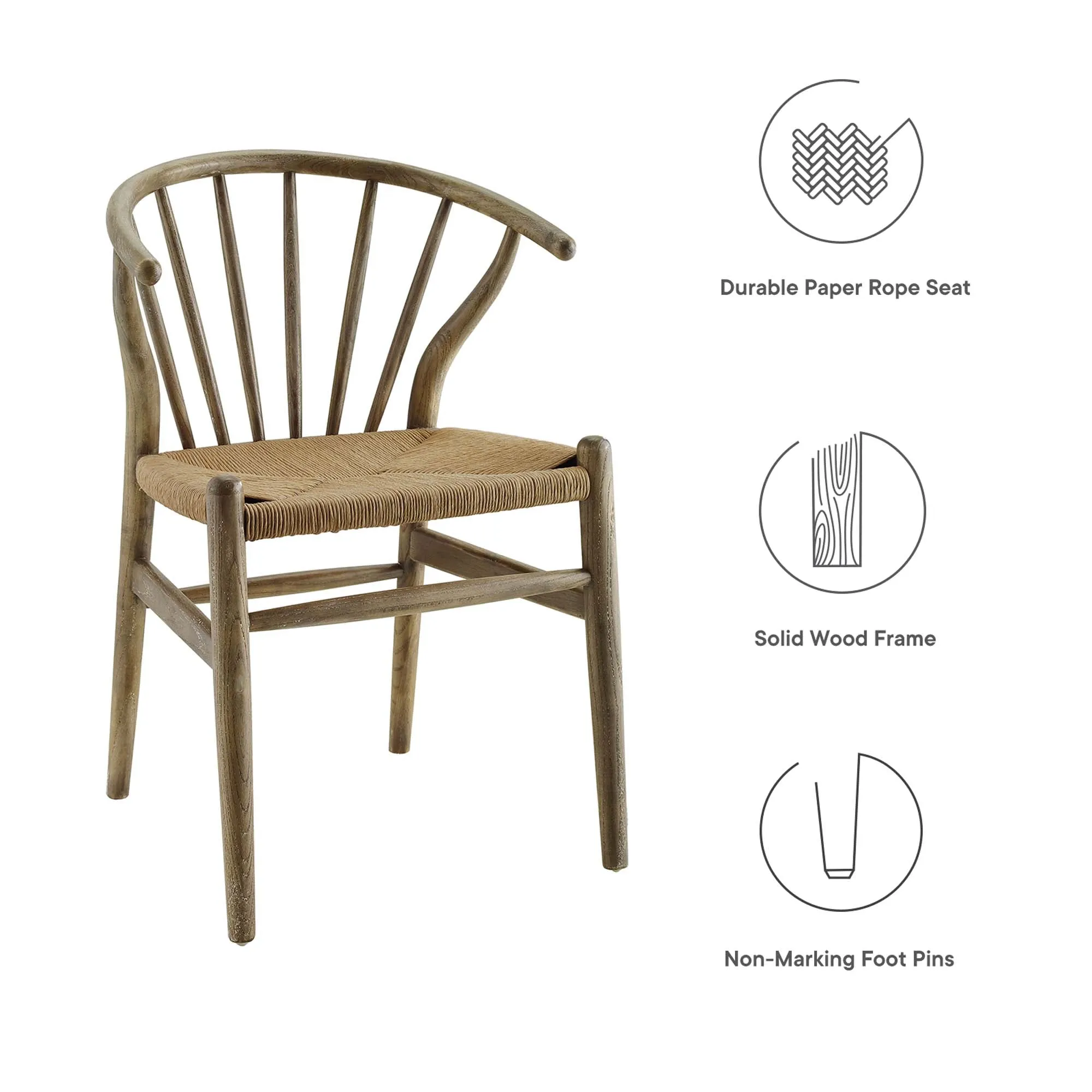 Flourish Spindle Wood Dining Side Chair by Modway