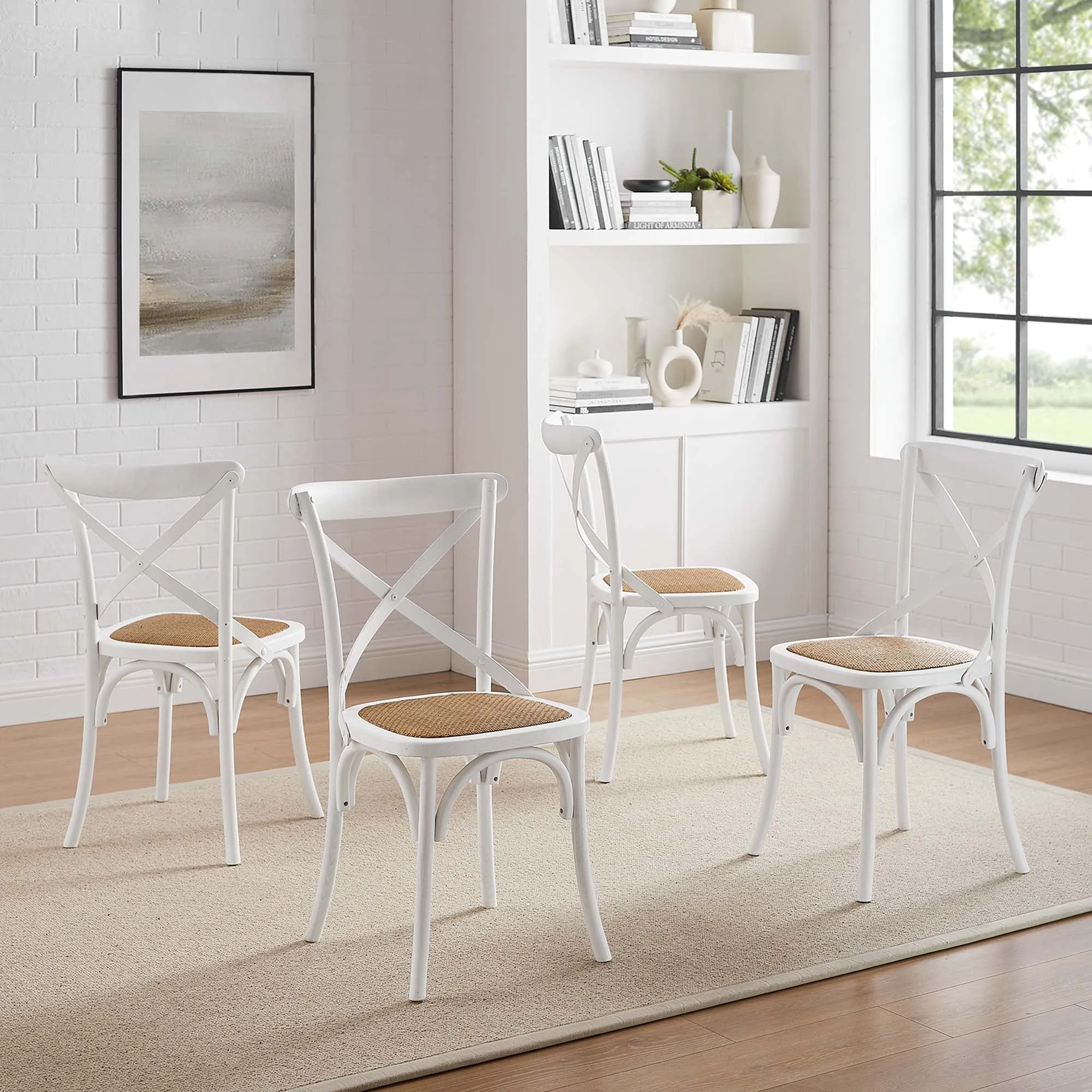 Gear Dining Side Chair Set of 4 by Modway