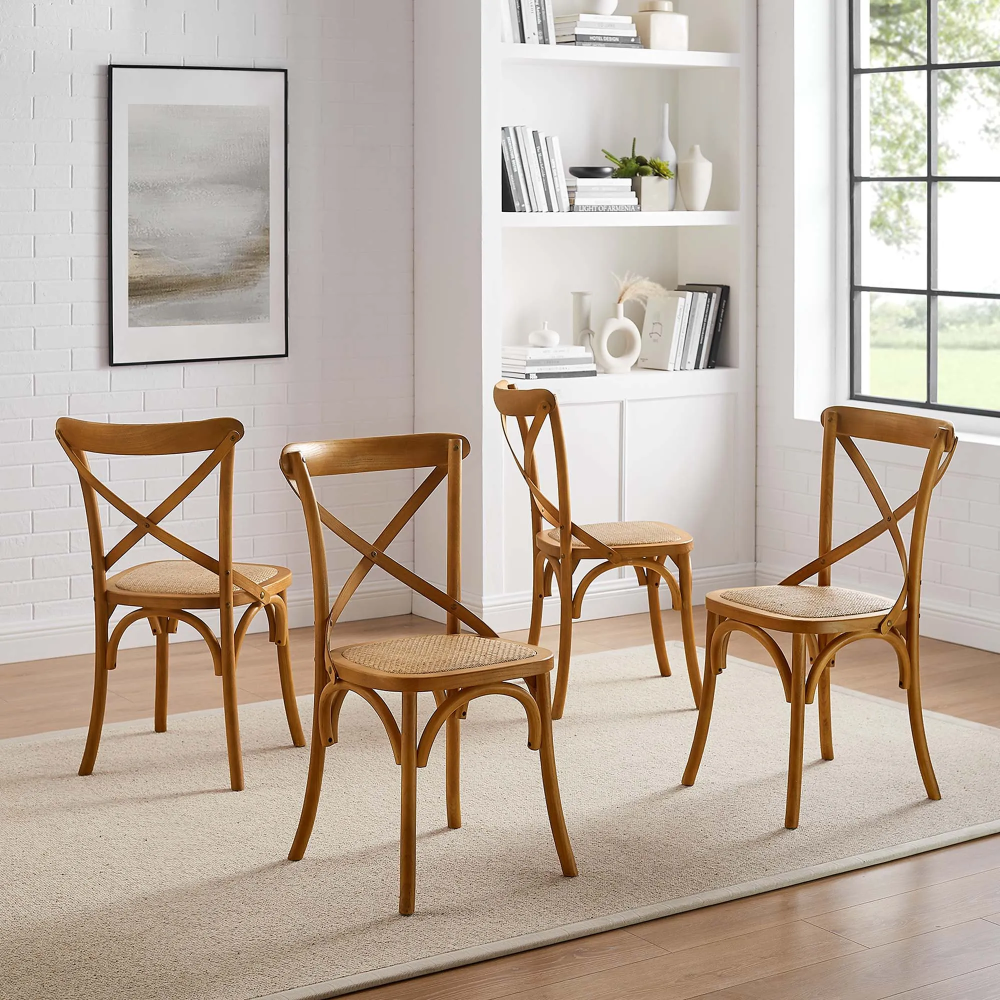 Gear Dining Side Chair Set of 4 by Modway