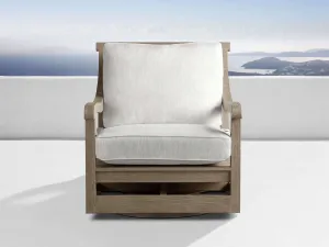 Hamptons Outdoor Deep Swivel Chair