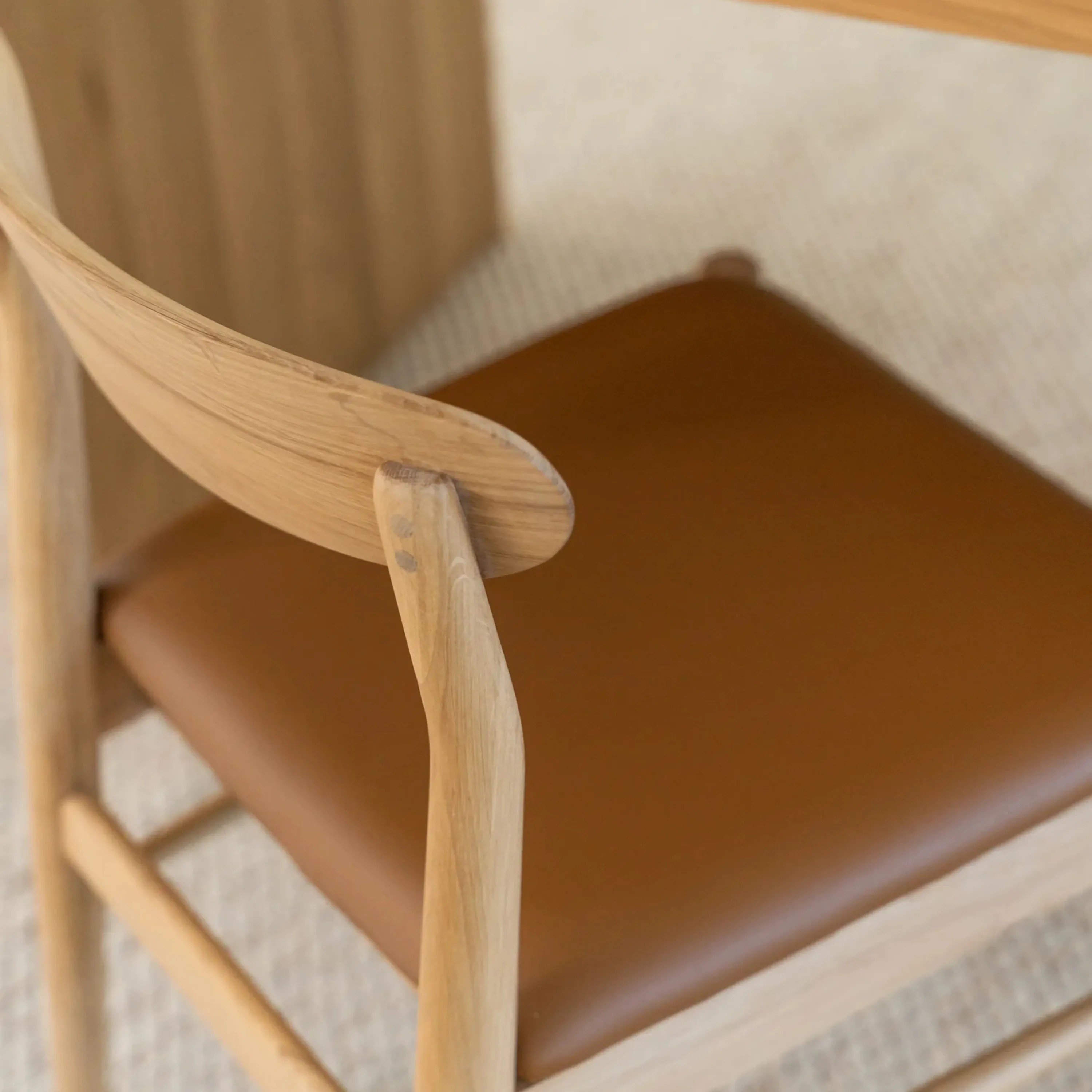Henri Dining Chair - Oak / Tan Leather