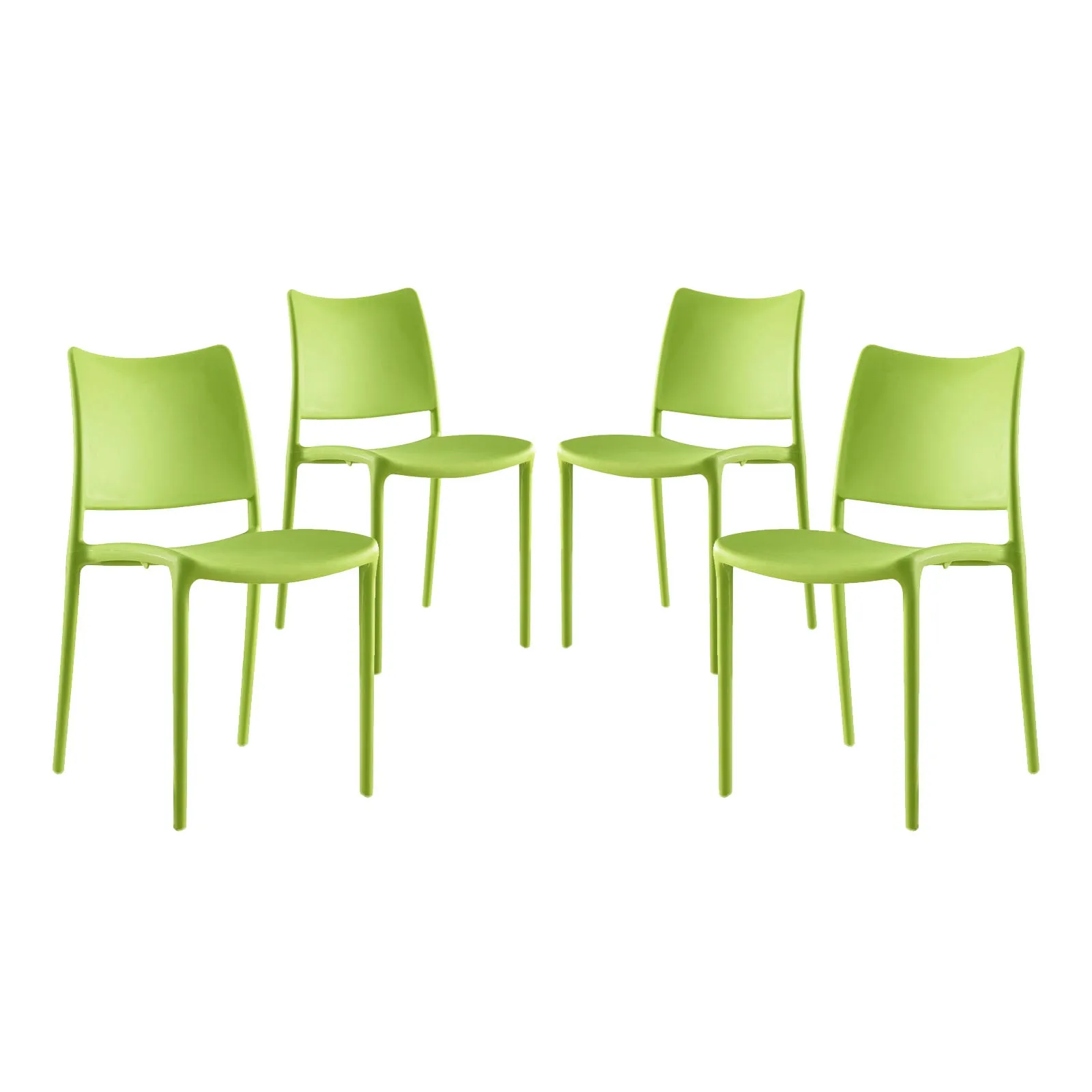 Hipster Dining Side Chair Set of 4 by Modway