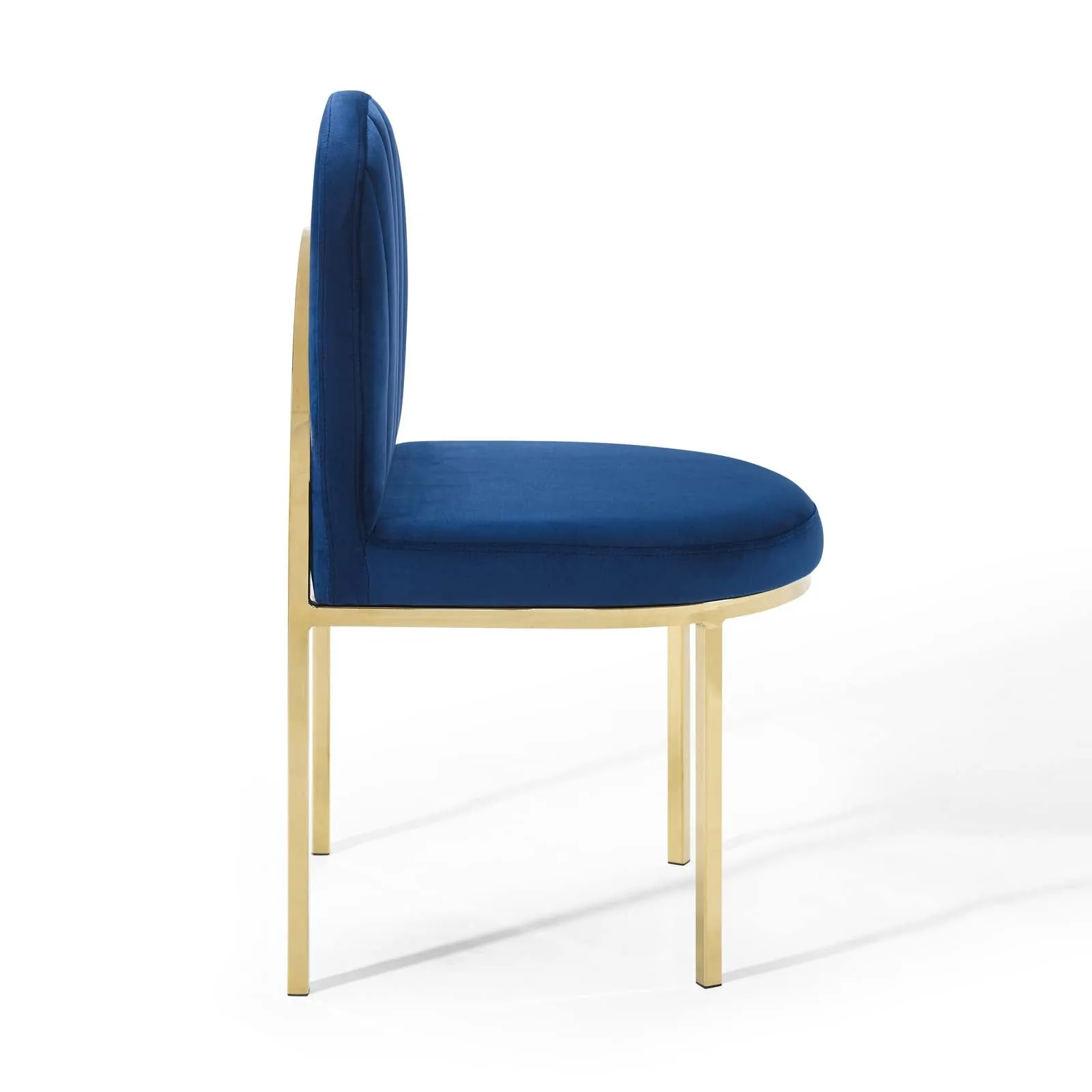 Isla Channel Tufted Performance Velvet Dining Side Chair by Modway