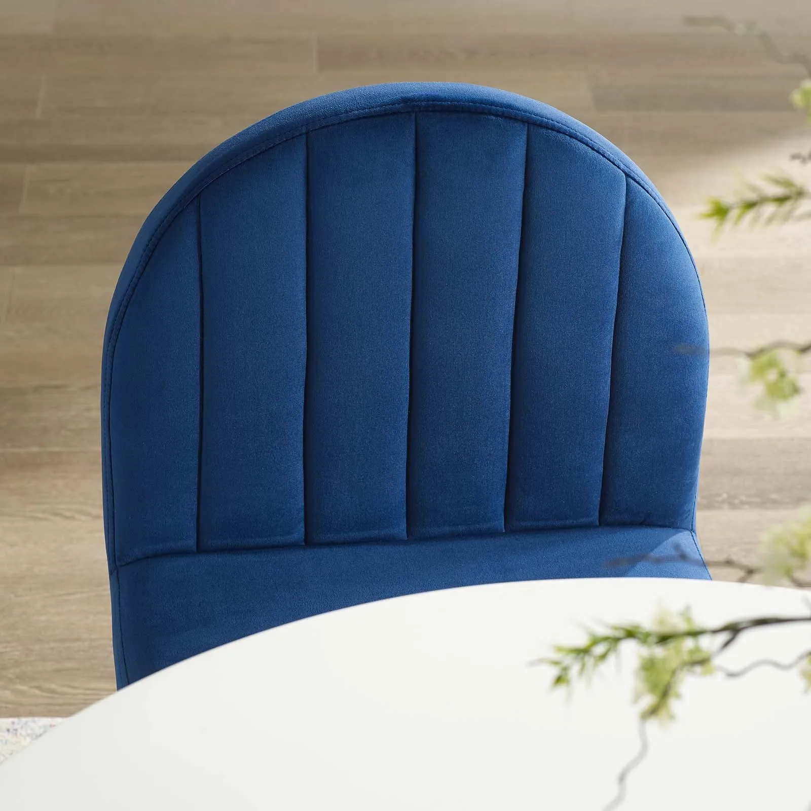 Isla Channel Tufted Performance Velvet Dining Side Chair by Modway