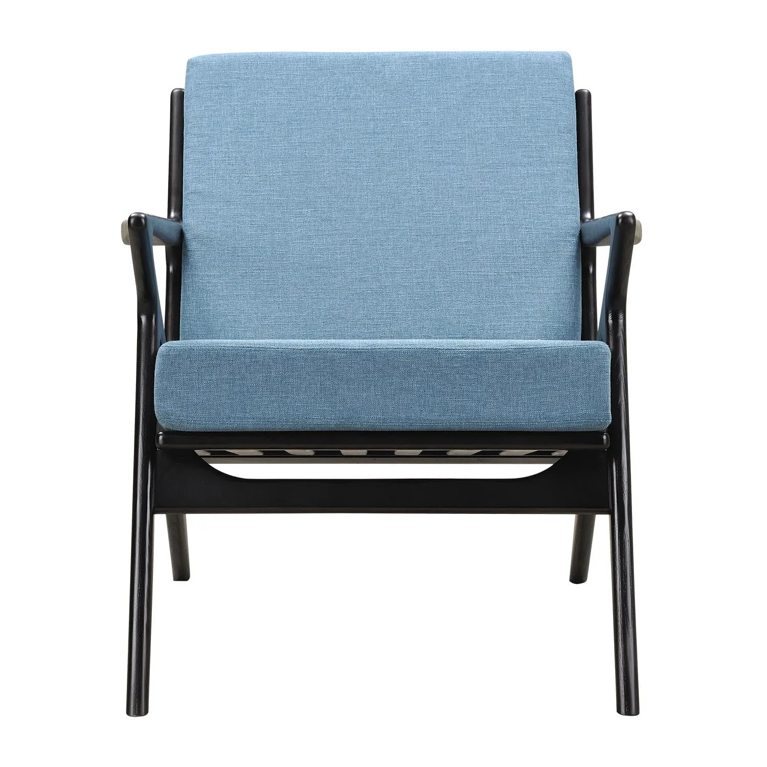 Jet Accent Chair Black Wood Finish CHOICE OF COLORS