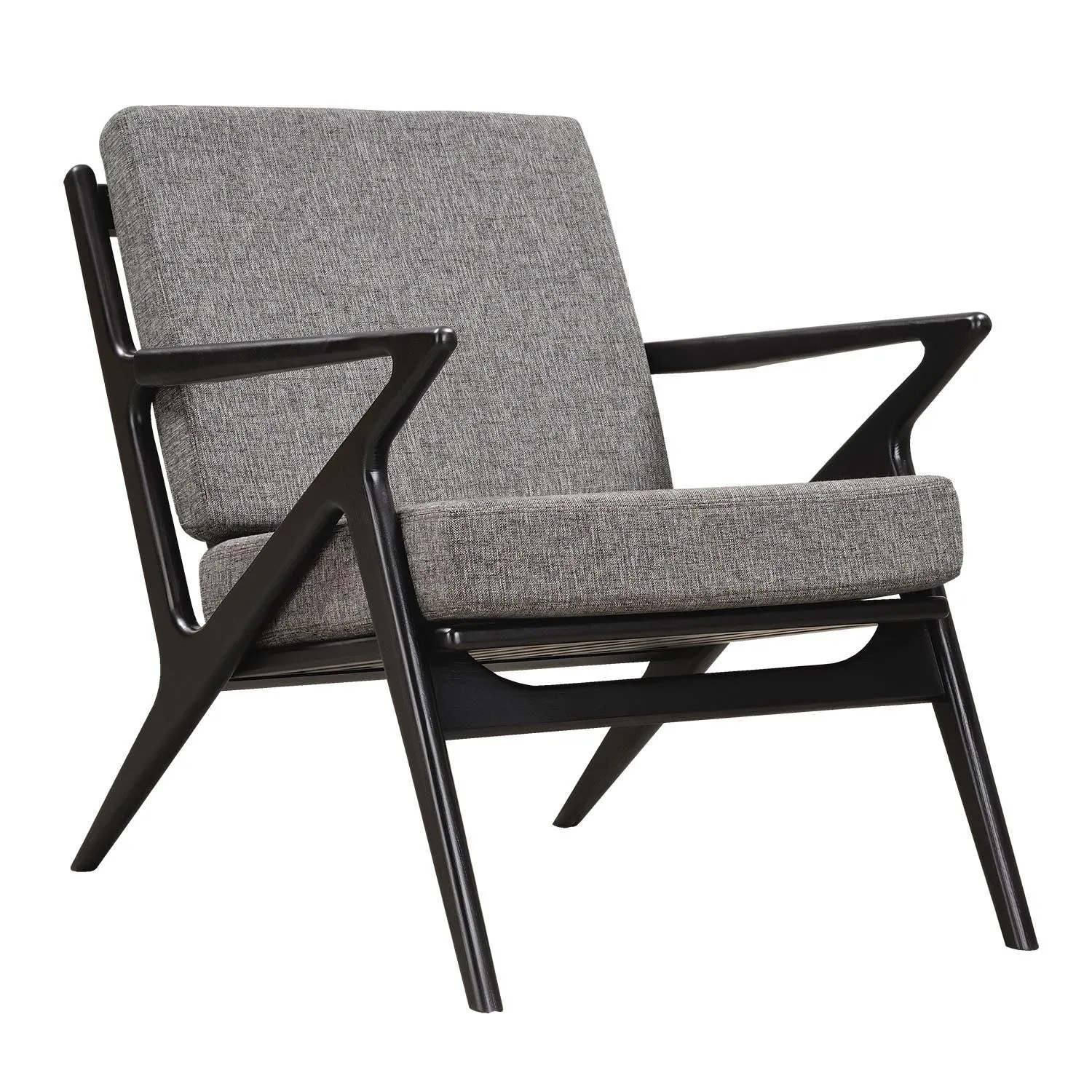 Jet Accent Chair Black Wood Finish CHOICE OF COLORS