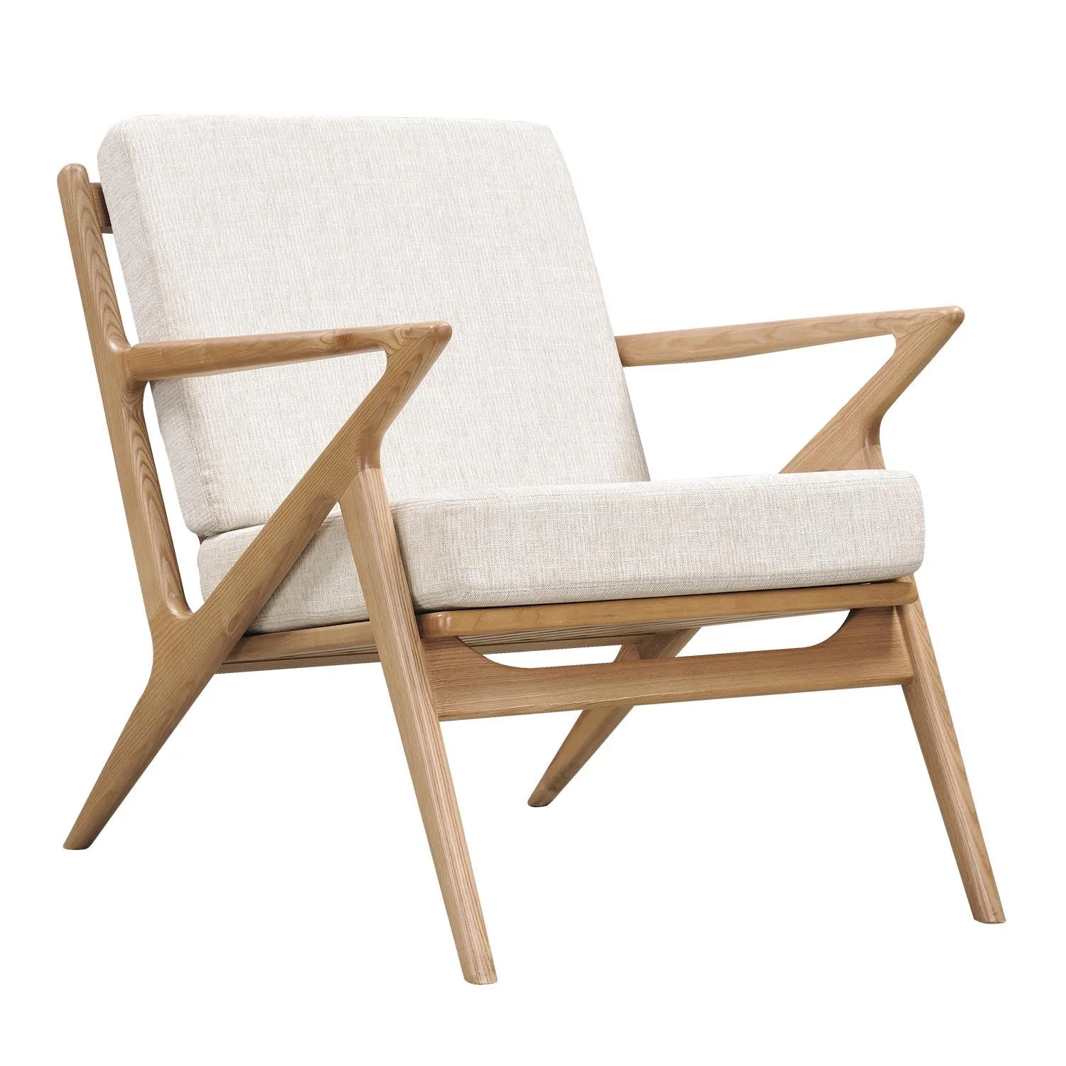 Jet Accent Chair Natural Wood Finish CHOICE OF COLORS