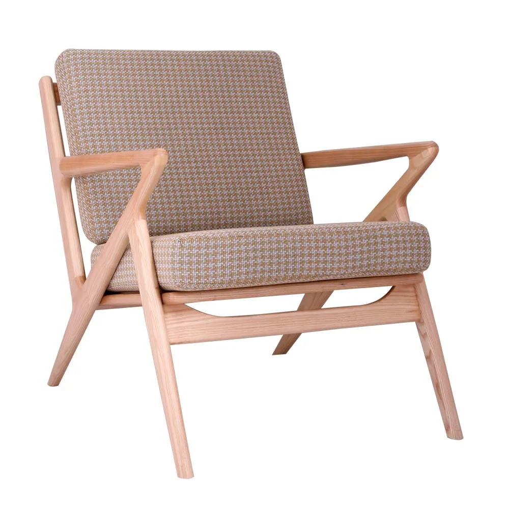 Jet Accent Chair Natural Wood Finish CHOICE OF COLORS