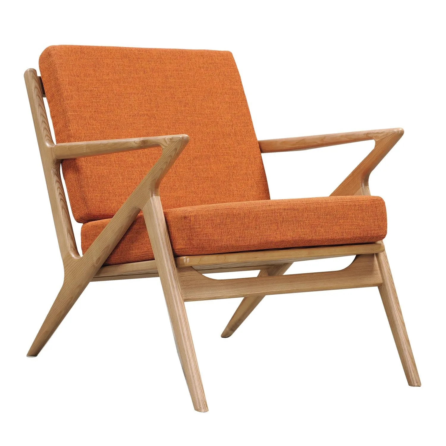 Jet Accent Chair Natural Wood Finish CHOICE OF COLORS