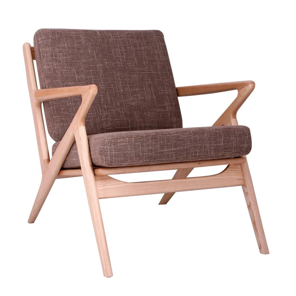 Jet Accent Chair Natural Wood Finish CHOICE OF COLORS