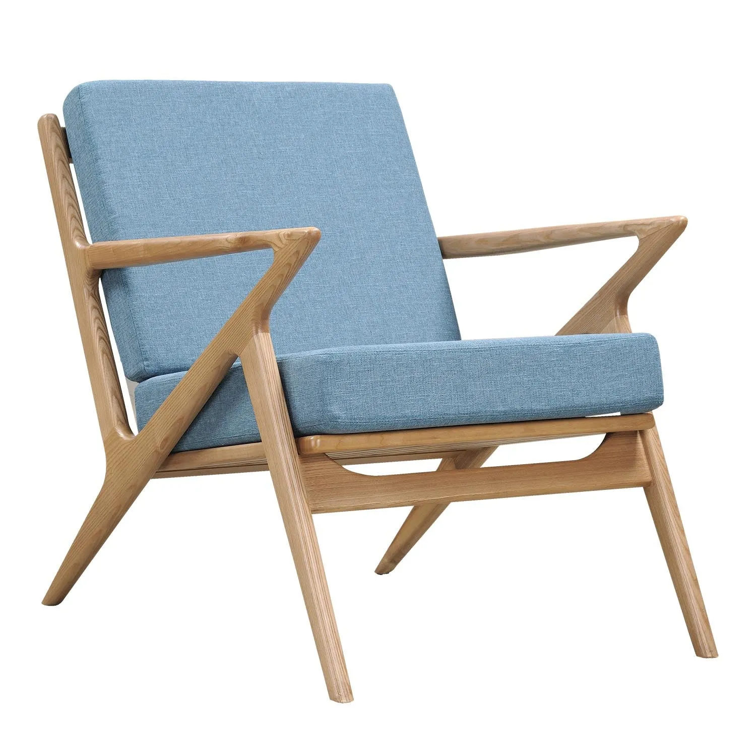 Jet Accent Chair Natural Wood Finish CHOICE OF COLORS