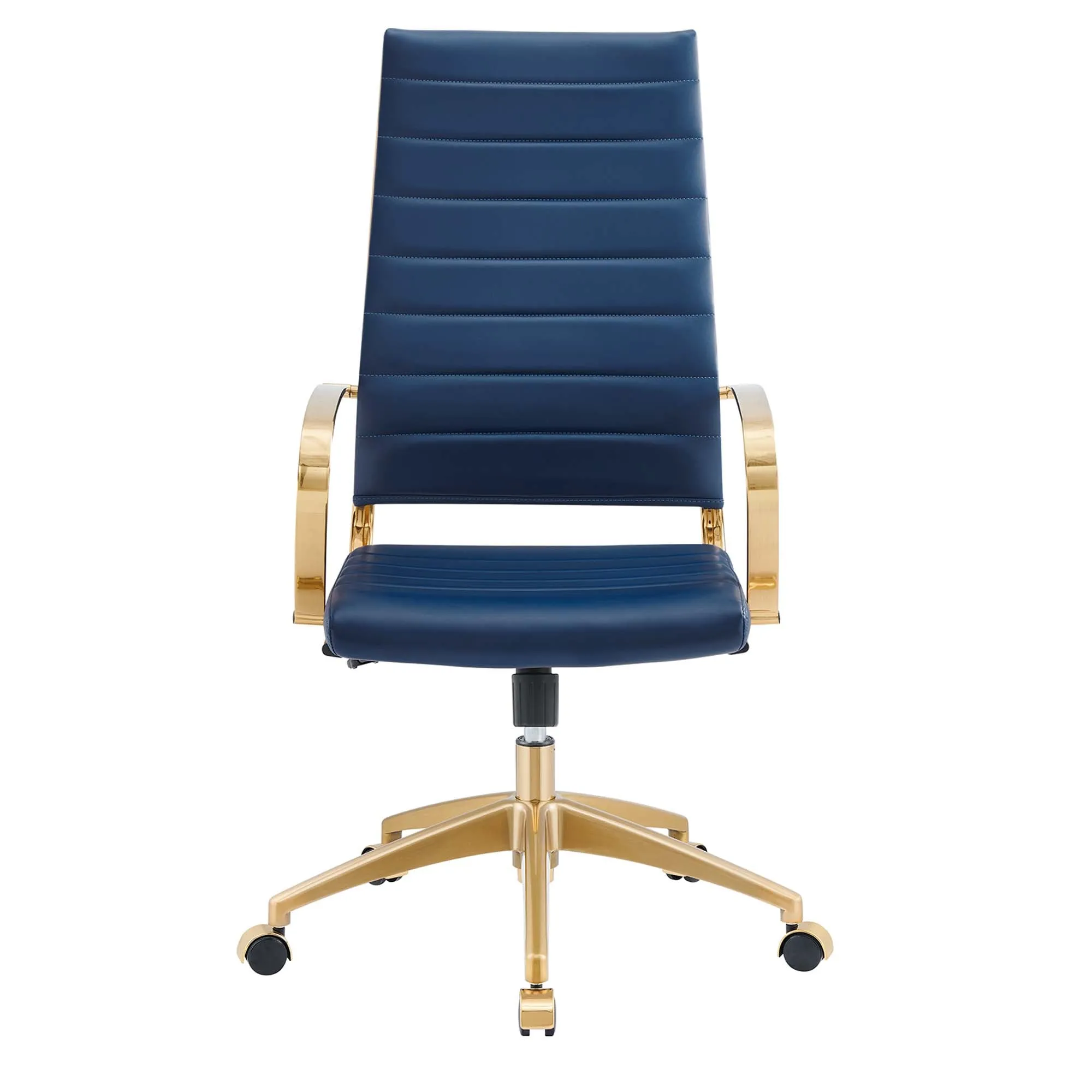 Jive Gold Stainless Steel Highback Office Chair by Modway