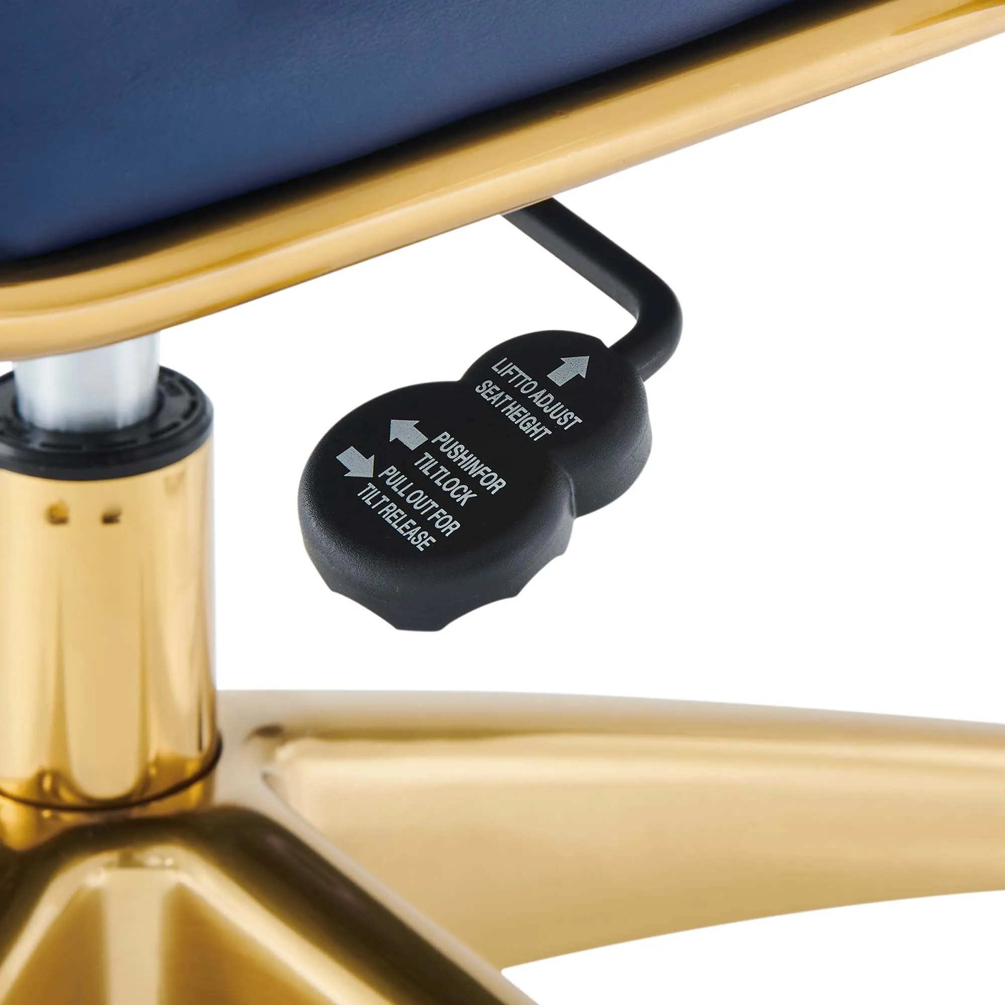 Jive Gold Stainless Steel Highback Office Chair by Modway
