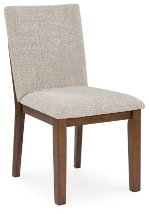 Kraeburn Beige / Brown Dining Upholstered Side Chair