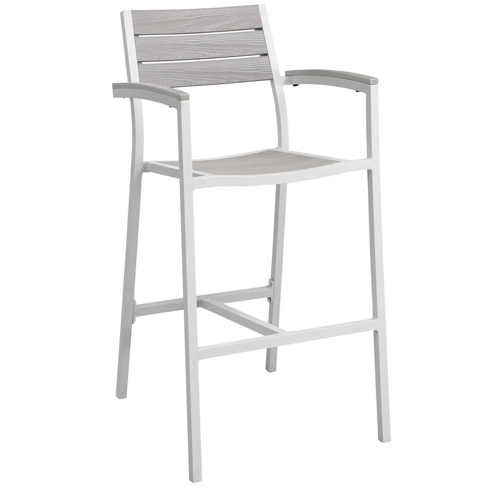 Maine Bar Stool Outdoor Patio Set of 2 by Modway