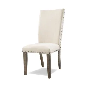 Mariposa Dining Chair Set of 2 CREAM/NATURAL