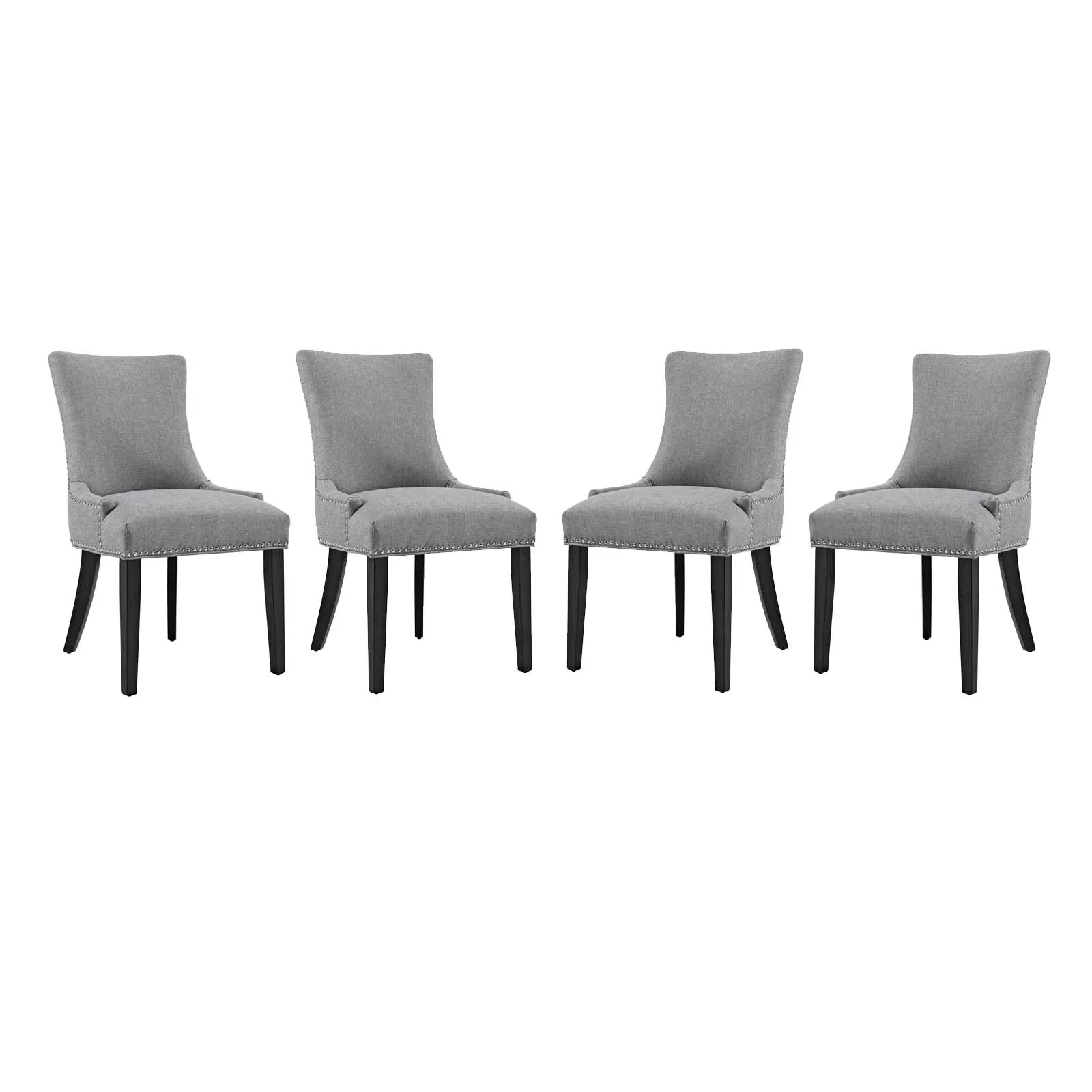 Marquis Dining Chair Fabric Set of 4 by Modway