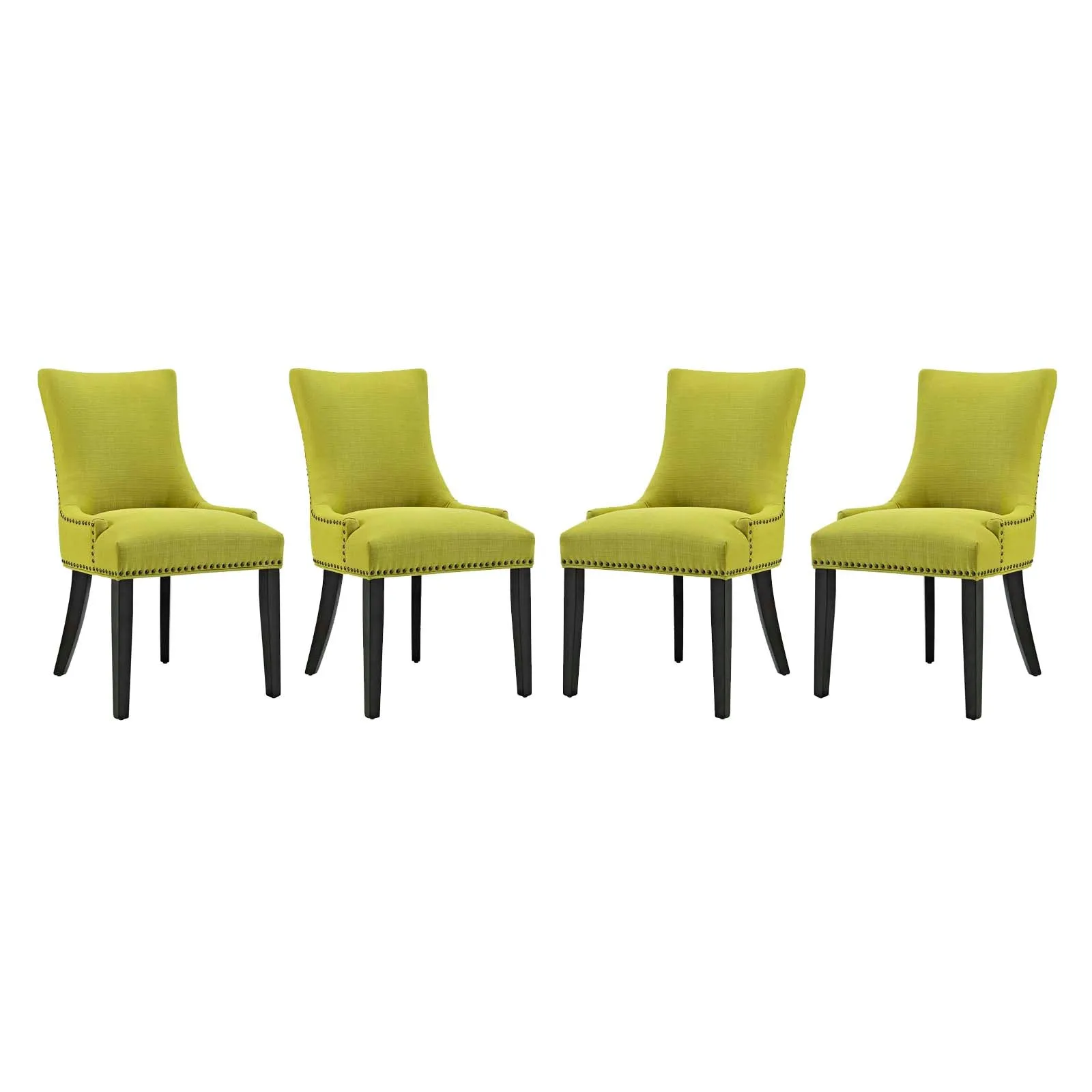 Marquis Dining Chair Fabric Set of 4 by Modway