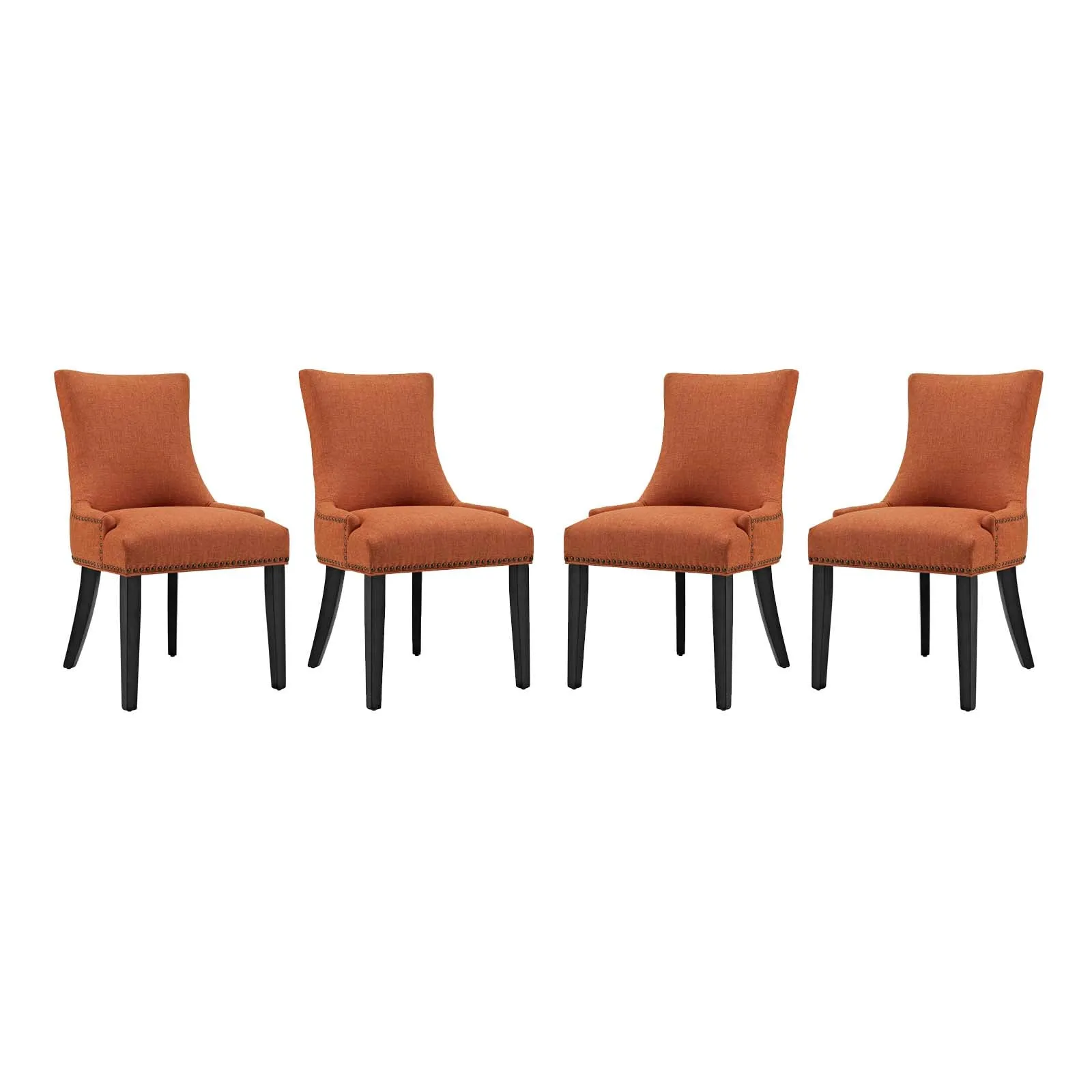 Marquis Dining Chair Fabric Set of 4 by Modway
