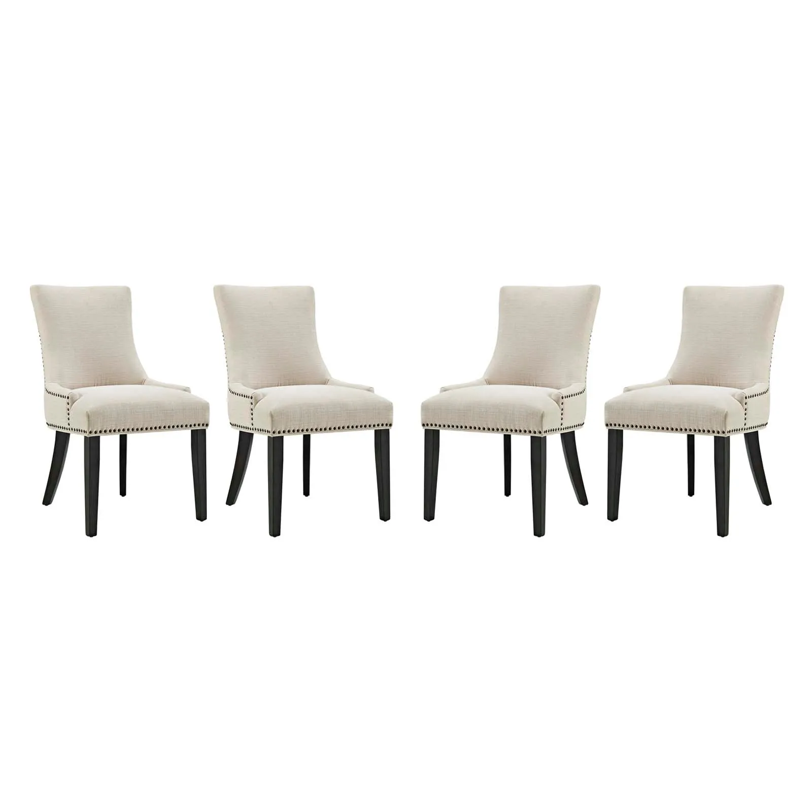 Marquis Dining Chair Fabric Set of 4 by Modway