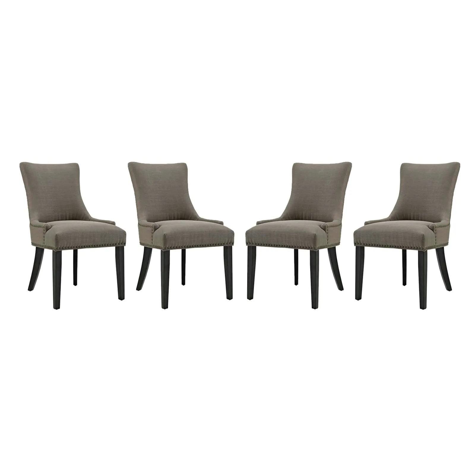 Marquis Dining Chair Fabric Set of 4 by Modway