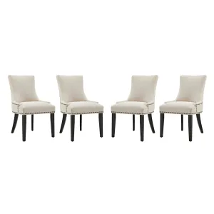Marquis Dining Chair Fabric Set of 4 by Modway